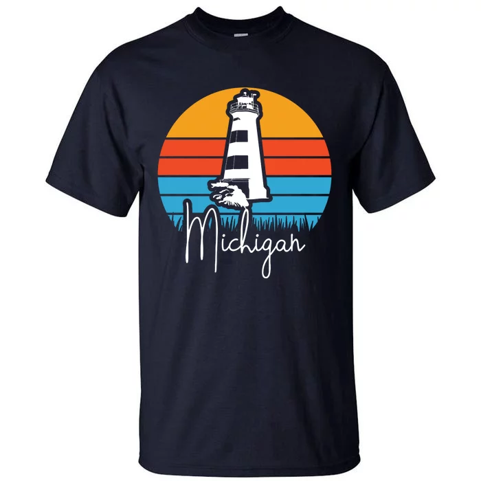 Michigan Lighthouse Tall T-Shirt