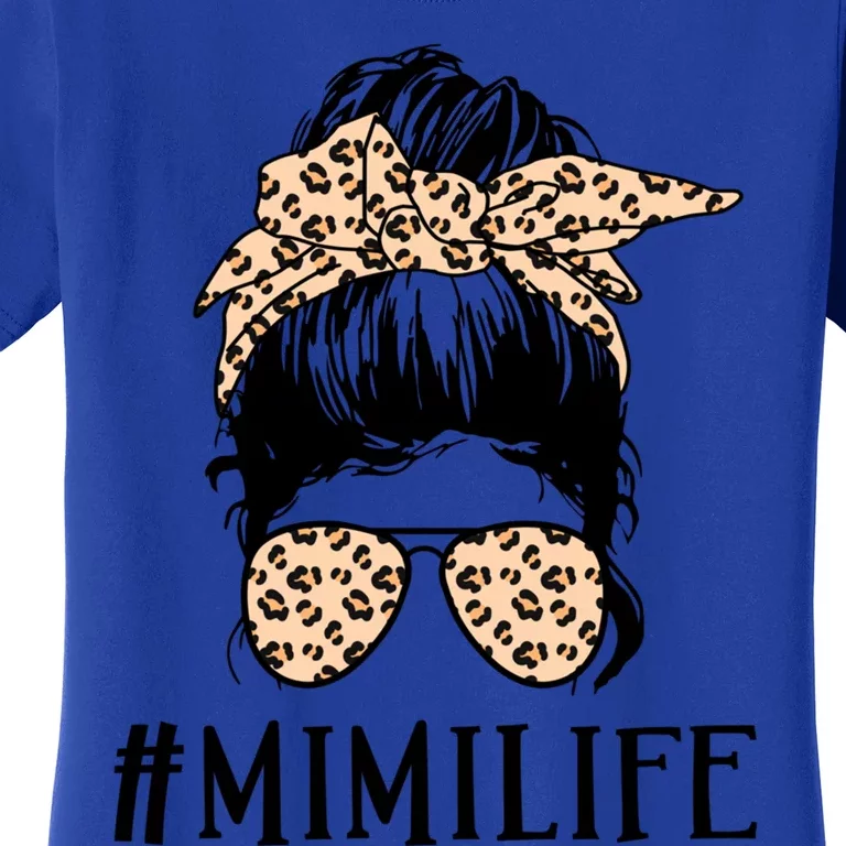 Mimi Life Messy Bun Hair Glasses Meaningful Gift Women's T-Shirt