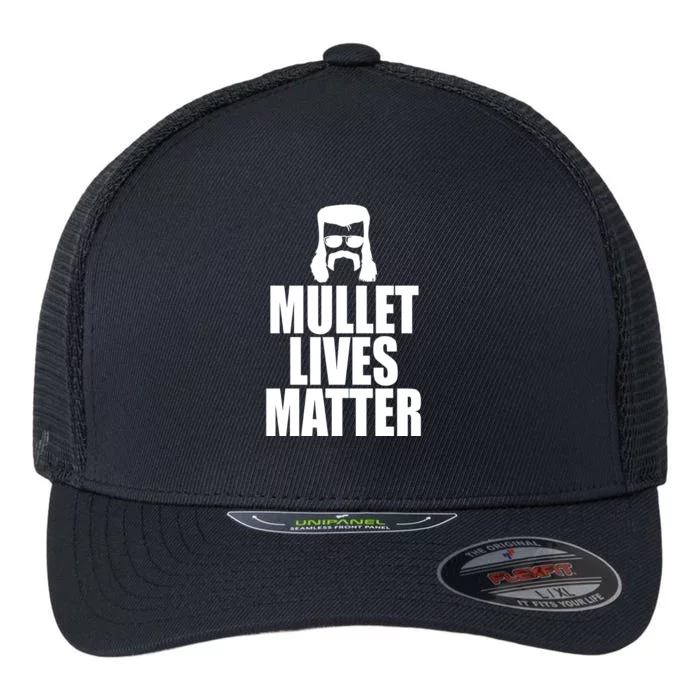 Mullet Lives Matter Flexfit Unipanel Trucker Cap