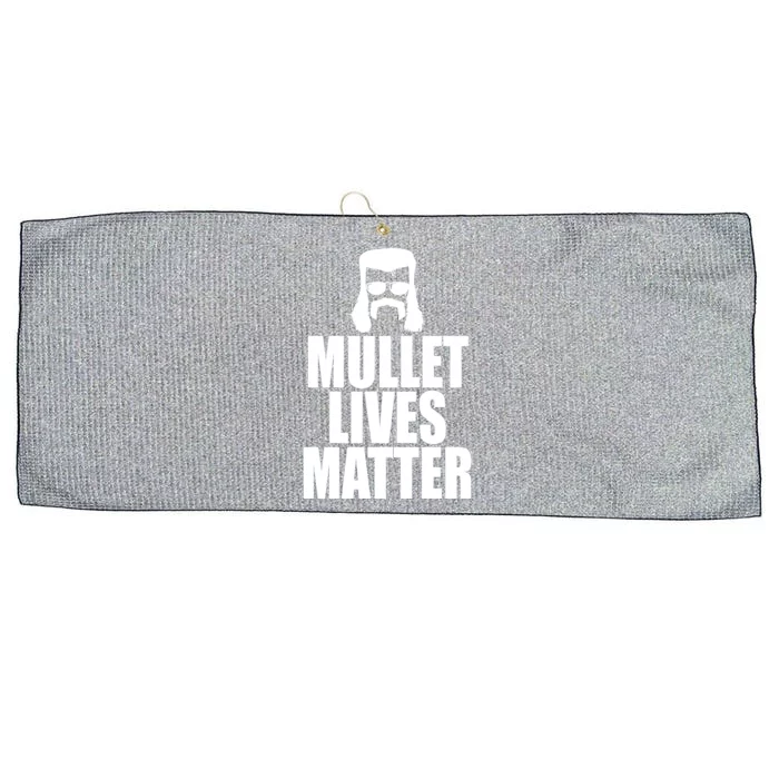 Mullet Lives Matter Large Microfiber Waffle Golf Towel