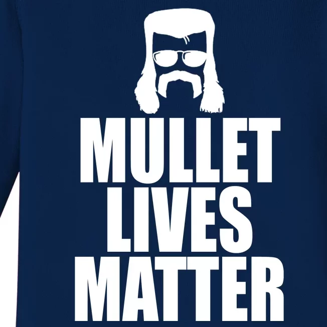 Mullet Lives Matter Baby Long Sleeve Bodysuit