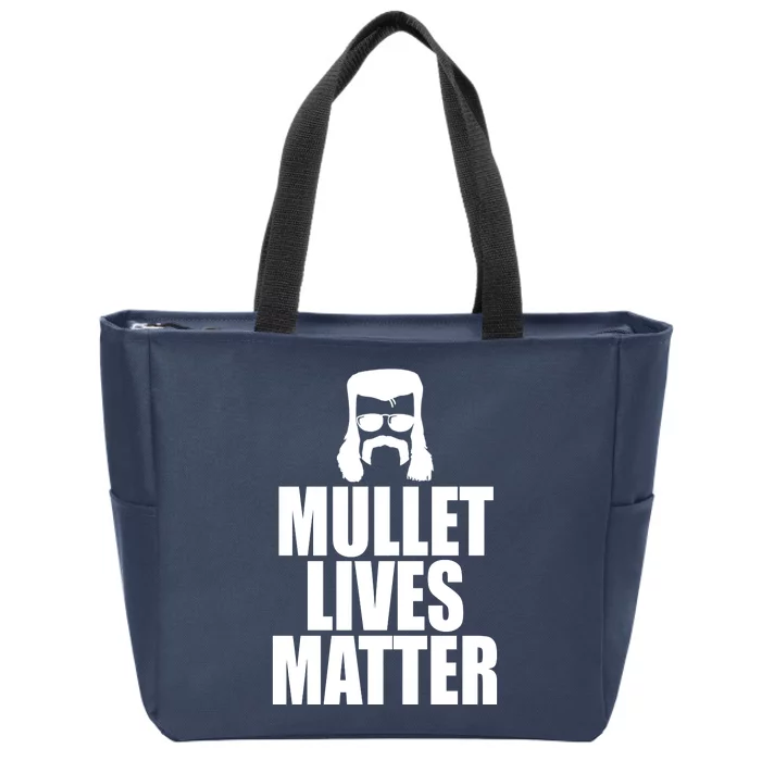 Mullet Lives Matter Zip Tote Bag