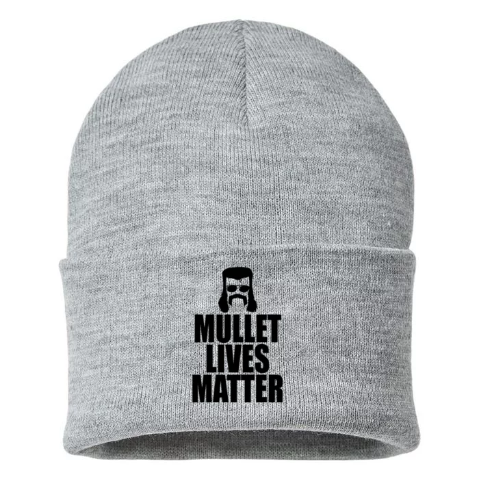 Mullet Lives Matter Sustainable Knit Beanie