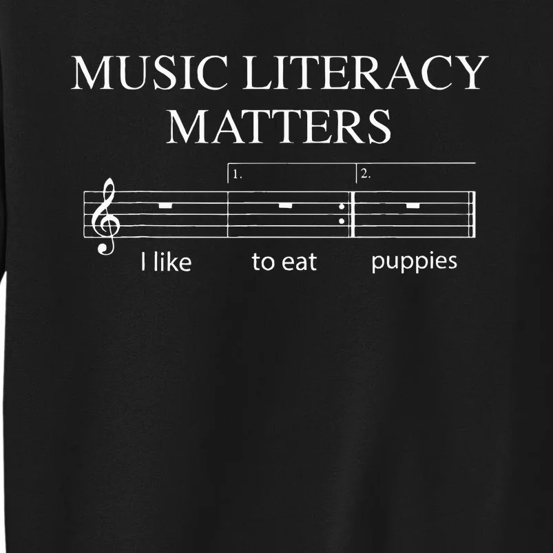 Music Literacy Matters Tall Sweatshirt