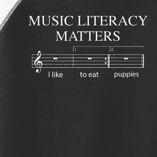 Music Literacy Matters Toddler Fine Jersey T-Shirt