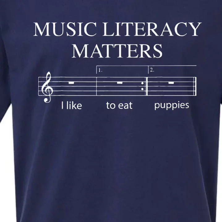 Music Literacy Matters Sueded Cloud Jersey T-Shirt