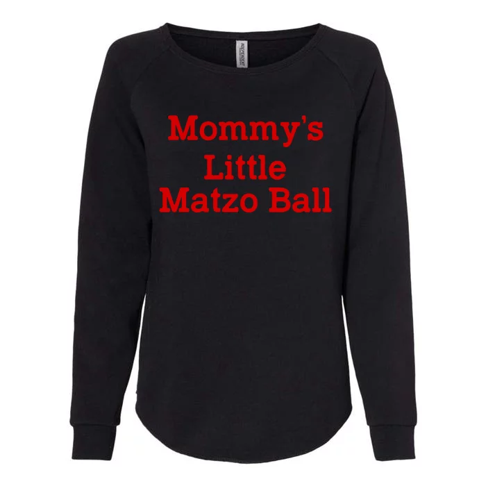 MommyS Little Matzo Ball Funny Womens California Wash Sweatshirt