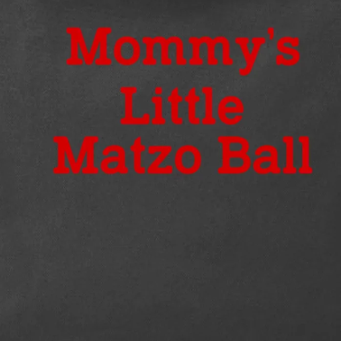 MommyS Little Matzo Ball Funny Zip Tote Bag