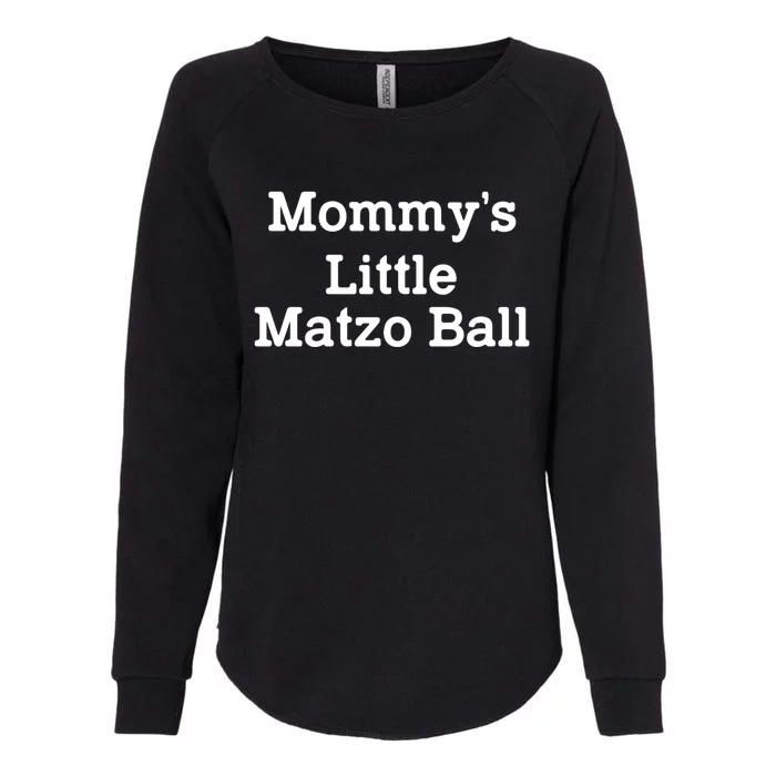 MommyS Little Matzo Ball Funny Womens California Wash Sweatshirt