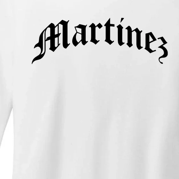 Martinez Last Name Chicano Mexican American Hispanic Spanish Womens CVC Long Sleeve Shirt