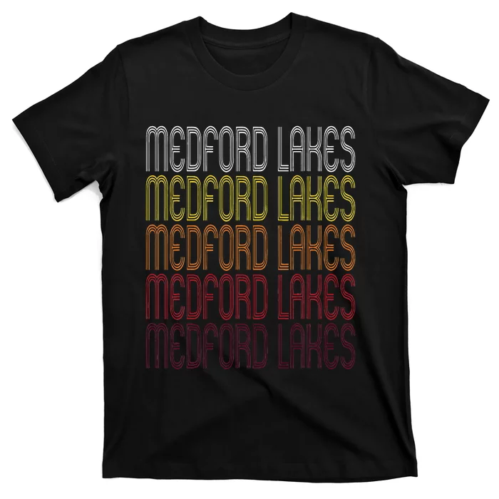 Medford Lakes Nj Vintage Style New Jersey T-Shirt