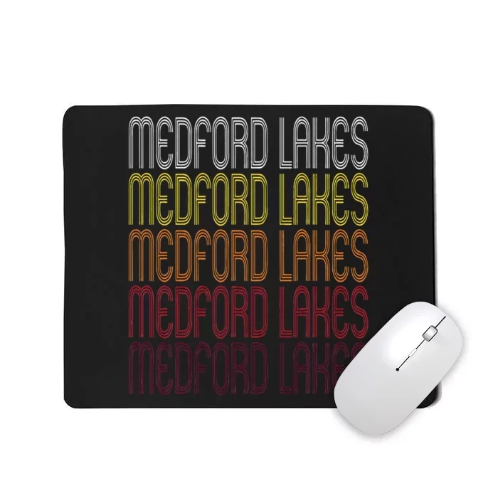 Medford Lakes Nj Vintage Style New Jersey Mousepad