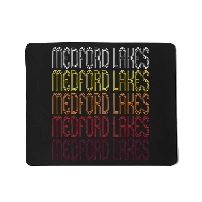 Medford Lakes Nj Vintage Style New Jersey Mousepad