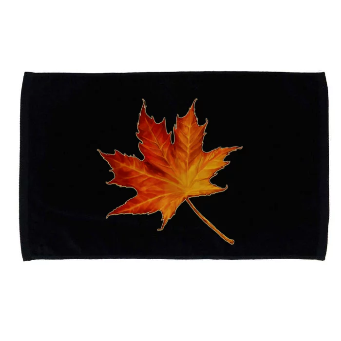 Maple Leaf Nature Microfiber Hand Towel