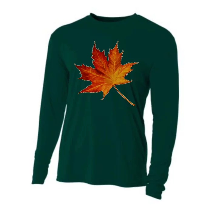 Maple Leaf Nature Cooling Performance Long Sleeve Crew