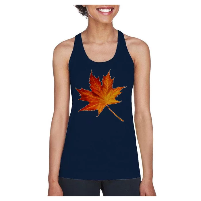 Maple Leaf Nature Women's Racerback Tank