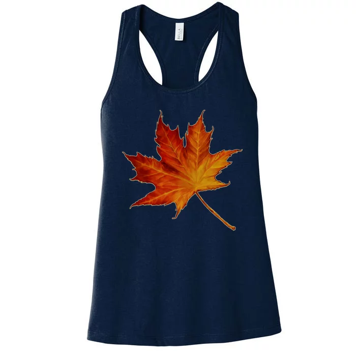 Maple Leaf Nature Women's Racerback Tank