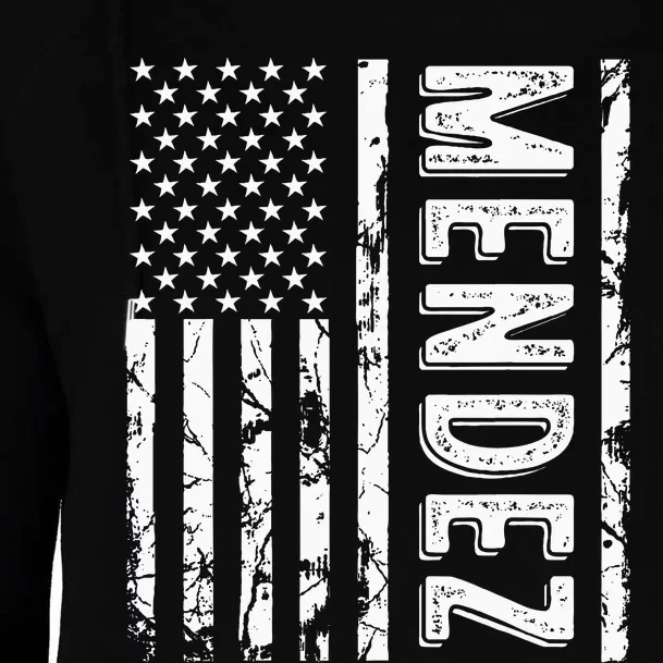 Mendez Last Name Funny Surname Team Mendez Family Reunion Womens Funnel Neck Pullover Hood