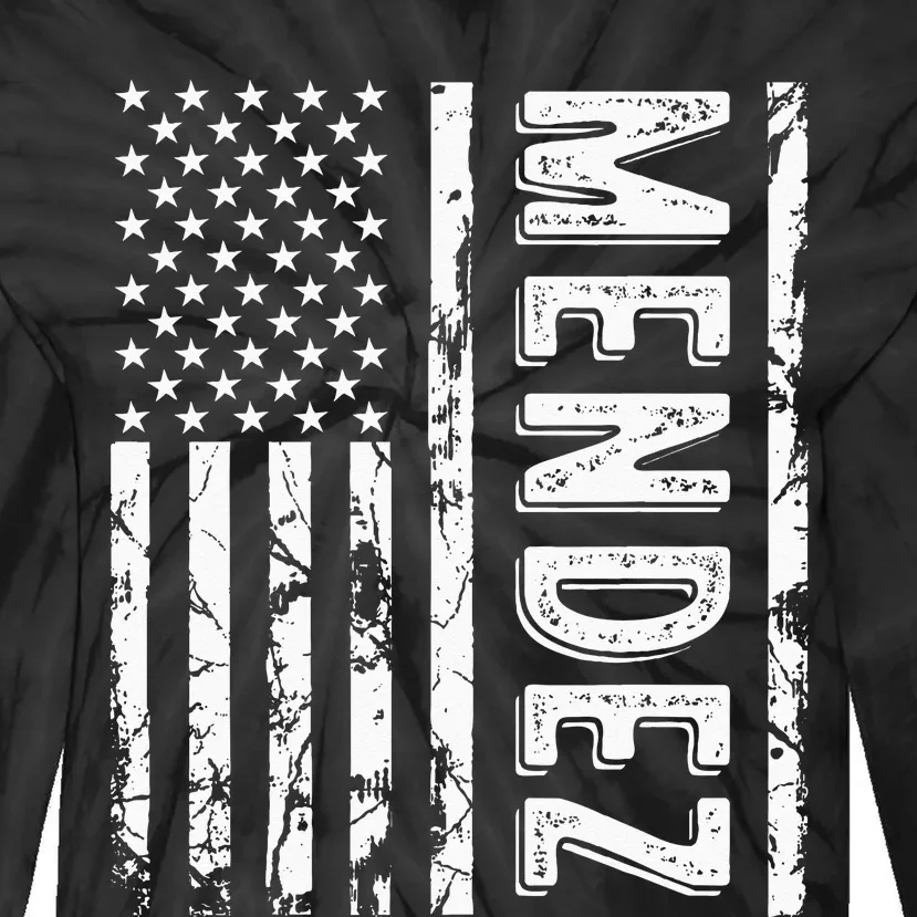 Mendez Last Name Funny Surname Team Mendez Family Reunion Tie-Dye Long Sleeve Shirt