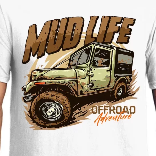 Mud Life Off Roading Offroad 4x4 Suv Pajama Set