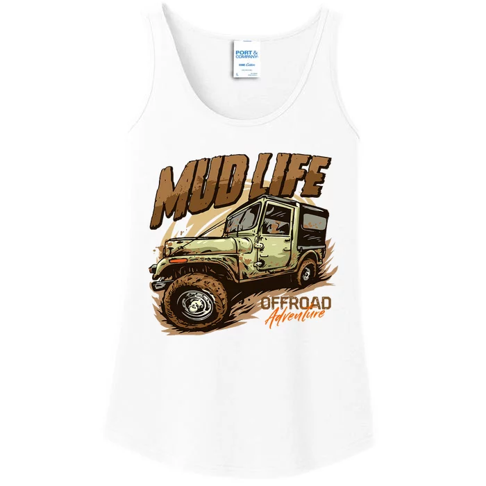 Mud Life Off Roading Offroad 4x4 Suv Ladies Essential Tank