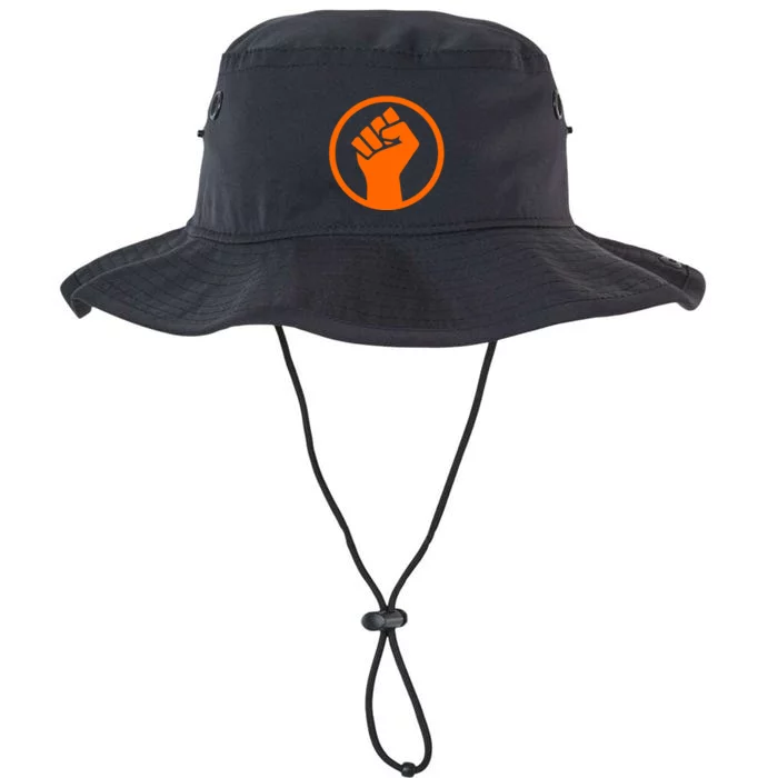 Mad Liberals Orange Fight Symbol Hand Legacy Cool Fit Booney Bucket Hat