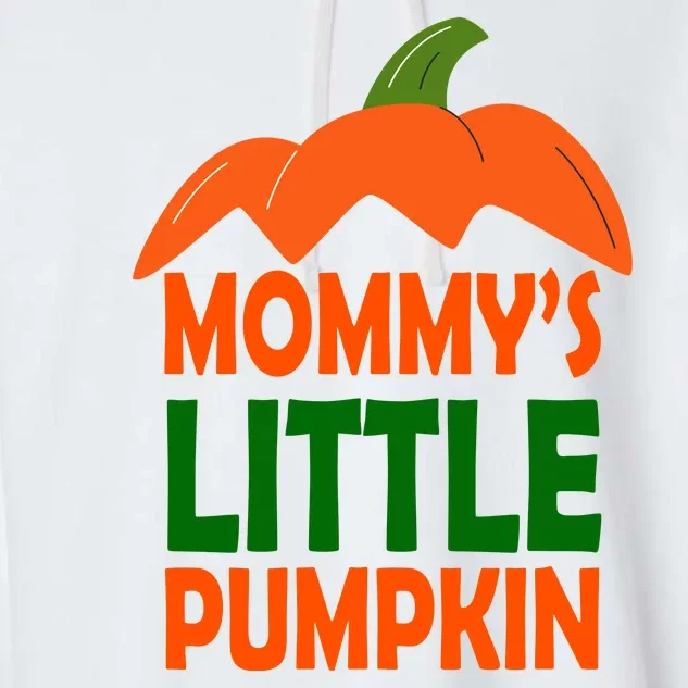 Mommys Little Pumpkin Halloween Cute Garment-Dyed Fleece Hoodie