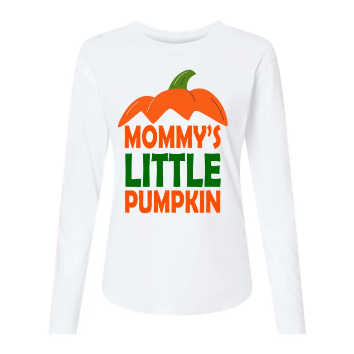 Mommys Little Pumpkin Halloween Cute Womens Cotton Relaxed Long Sleeve T-Shirt