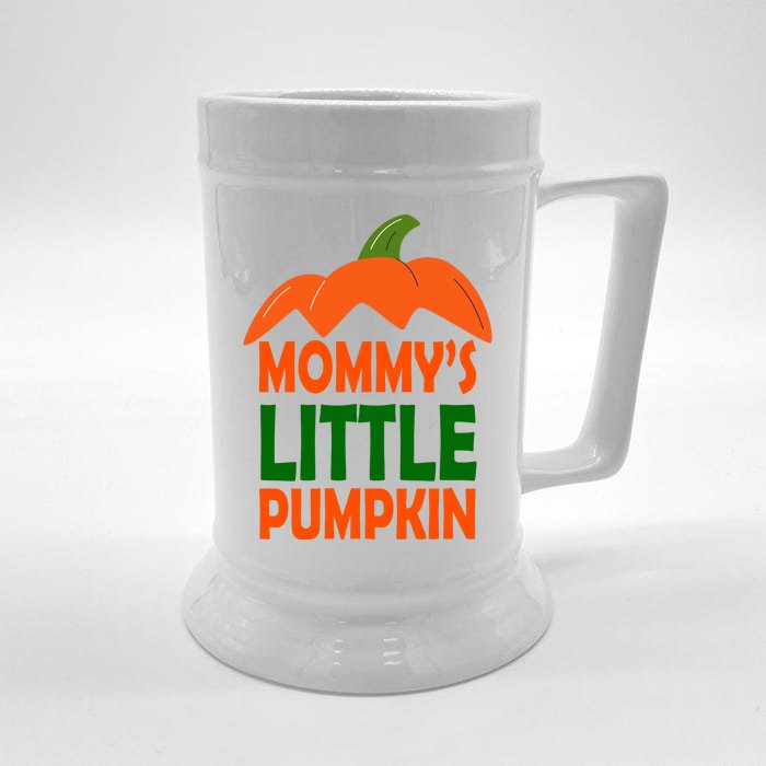 Mommys Little Pumpkin Halloween Cute Front & Back Beer Stein