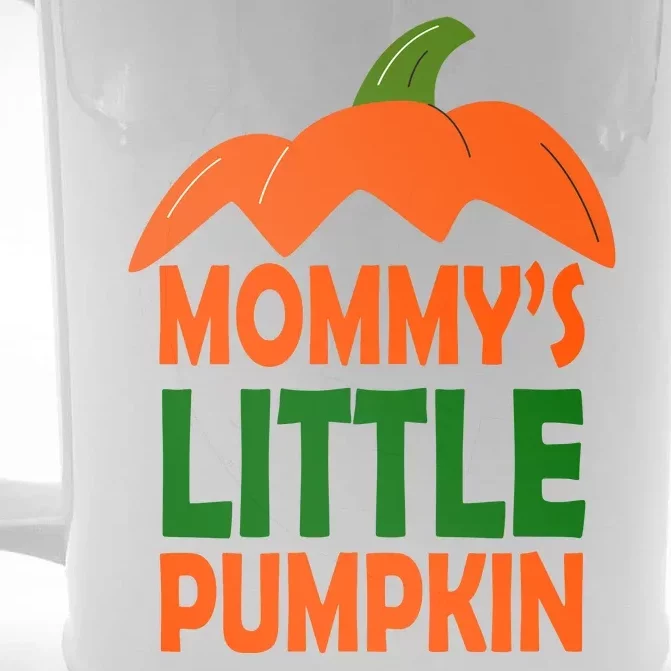 Mommys Little Pumpkin Halloween Cute Front & Back Beer Stein