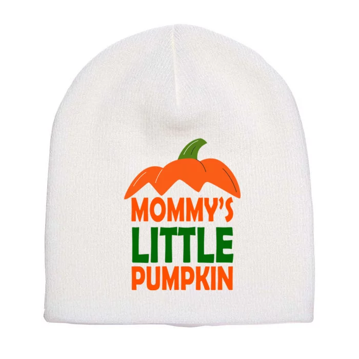 Mommys Little Pumpkin Halloween Cute Short Acrylic Beanie