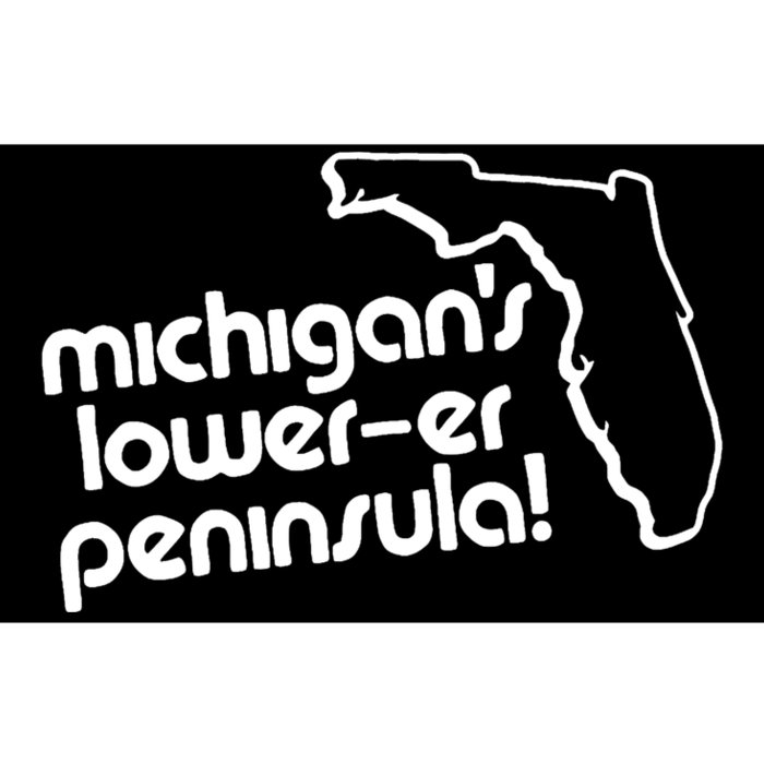 Michigans Lowerer Peninsula Apparel Bumper Sticker