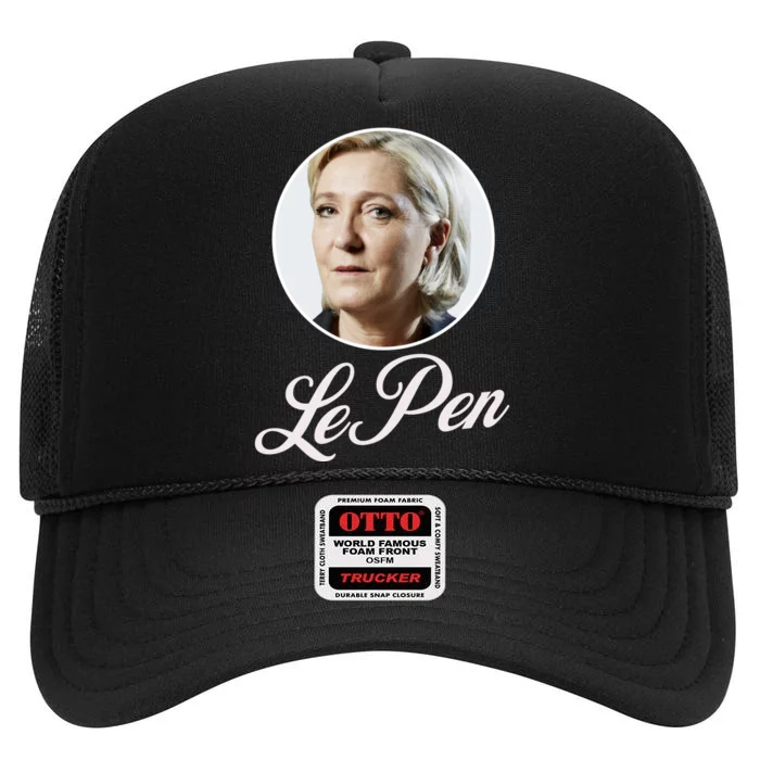 Marine Le Pen France High Crown Mesh Trucker Hat