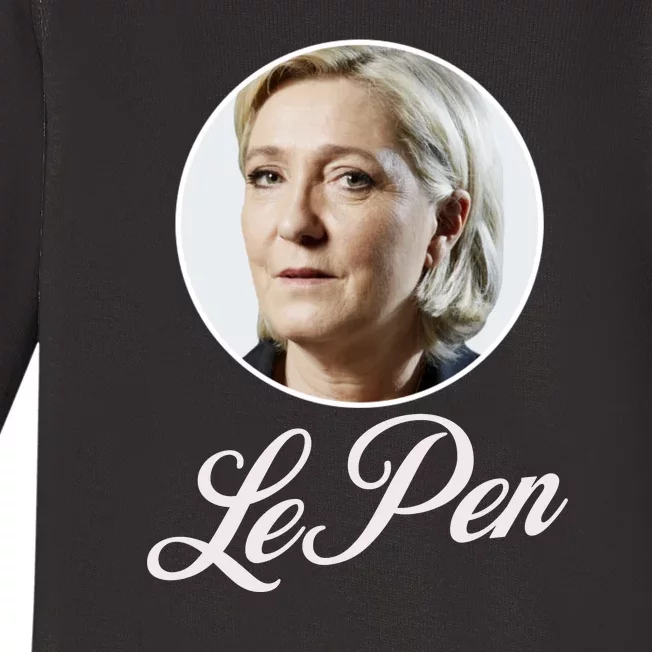 Marine Le Pen France Baby Long Sleeve Bodysuit