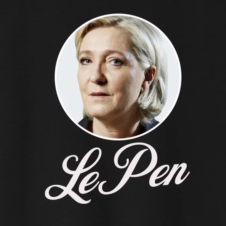 Marine Le Pen France Women's Crop Top Tee