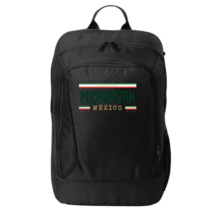 Michoacan License Plate Estado De Michoacan Mexico Gift City Backpack