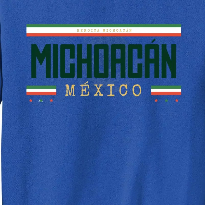 Michoacan License Plate Estado De Michoacan Mexico Gift Tall Sweatshirt