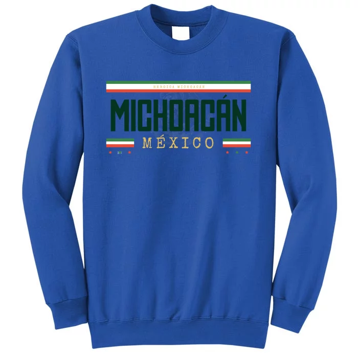 Michoacan License Plate Estado De Michoacan Mexico Gift Tall Sweatshirt