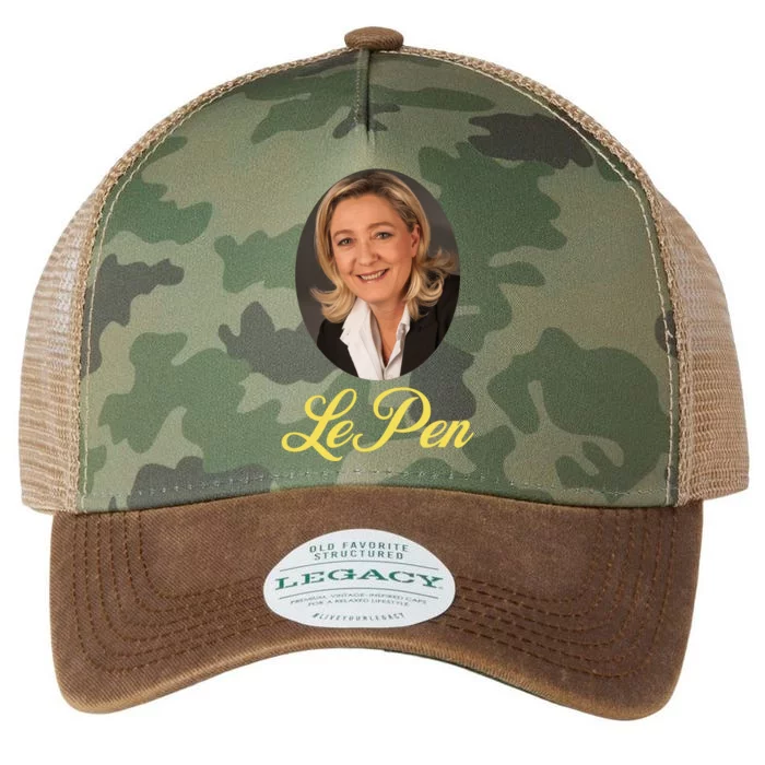 Marine Le Pen France Legacy Tie Dye Trucker Hat