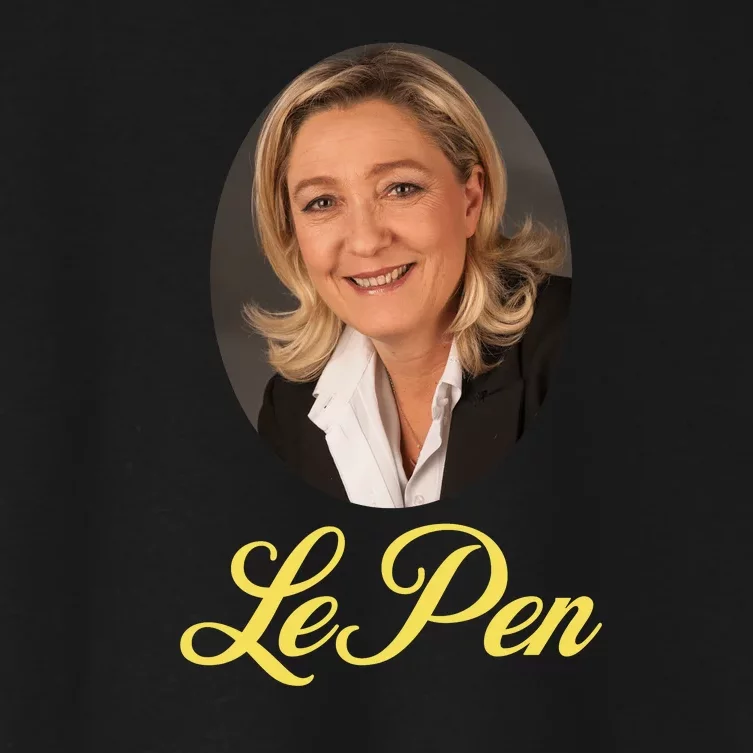 Marine Le Pen France Women's Crop Top Tee