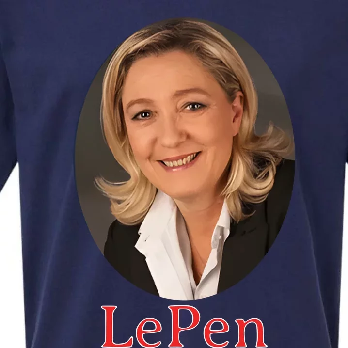 Marine Le Pen France Sueded Cloud Jersey T-Shirt