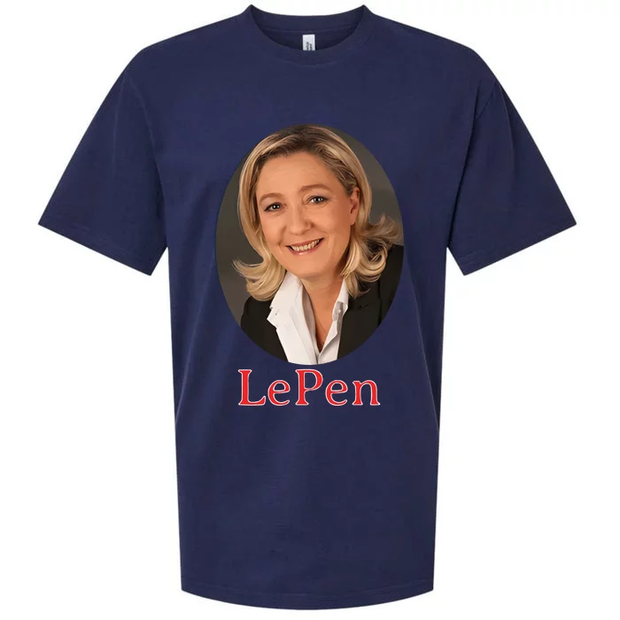 Marine Le Pen France Sueded Cloud Jersey T-Shirt