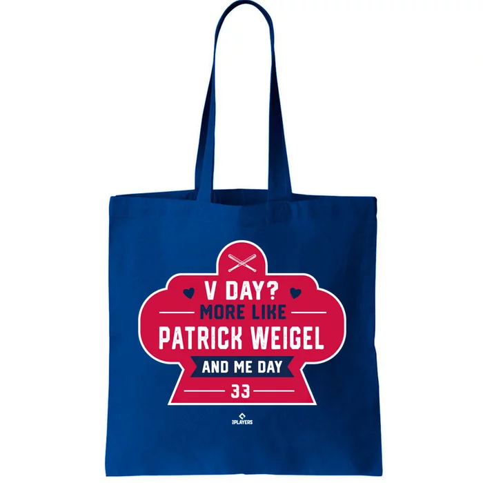 More Like Patrick Weigel And Me Valentines Day Baseball Great Gift Tote Bag