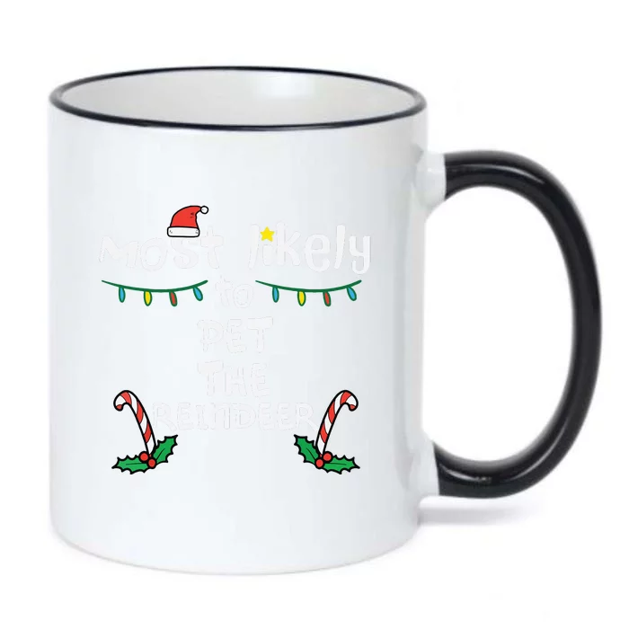 Most Likely Pet Reindeer Christmas Xmas Family Matching Black Color Changing Mug