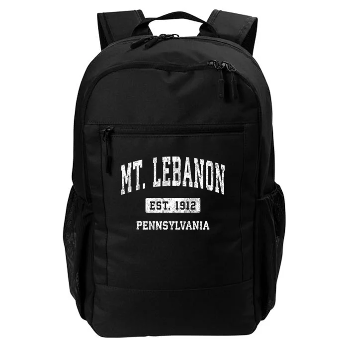 Mt. Lebanon Pennsylvania Pa Vintage Athletic Sports Daily Commute Backpack