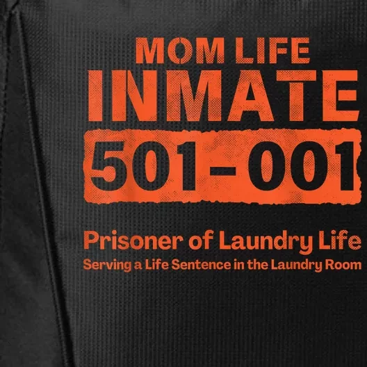 Mom Life Prisoner Inmate Funny Jail Halloween Costume City Backpack