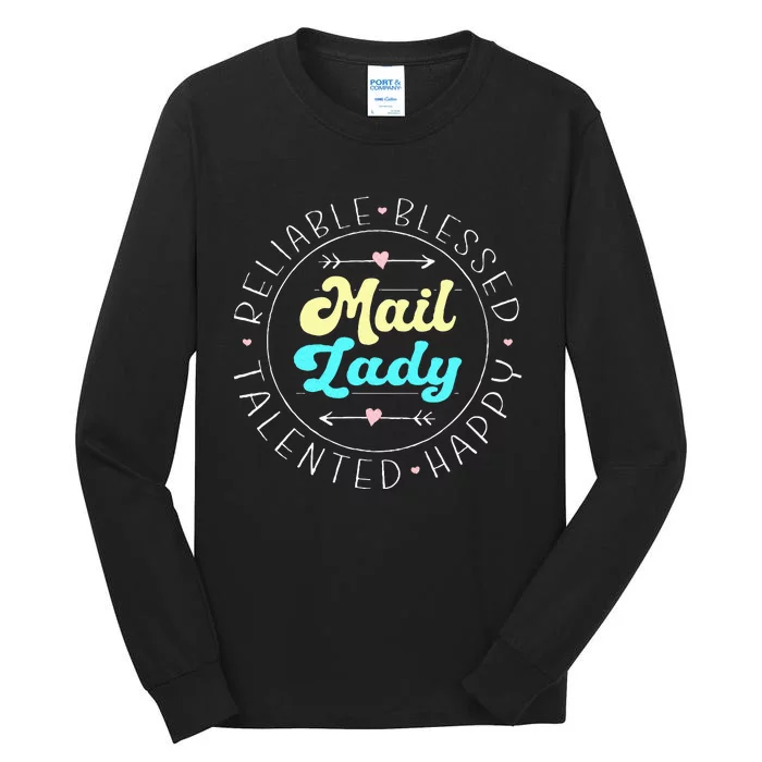 Mail Lady Postal Worker Tall Long Sleeve T-Shirt