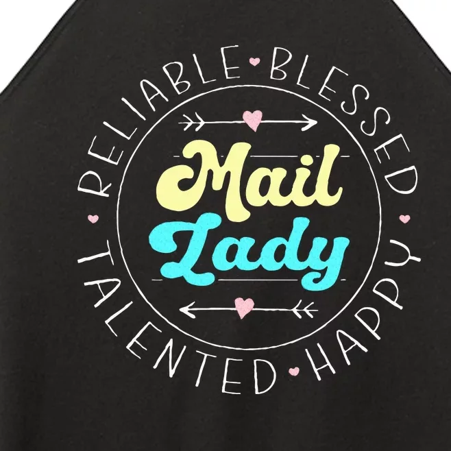 Mail Lady Postal Worker Women’s Perfect Tri Rocker Tank