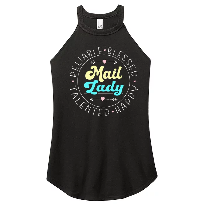 Mail Lady Postal Worker Women’s Perfect Tri Rocker Tank