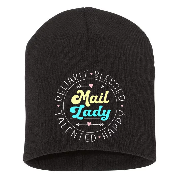 Mail Lady Postal Worker Short Acrylic Beanie